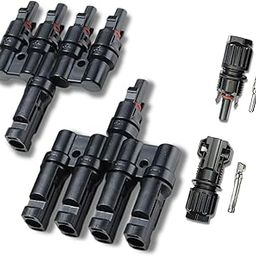 Solouxe 4 in 1 T4 Solar Branch Connector with 10 sq. mm MC4 Connector (T4 + 10sq. mm MC4 – Supports 10sq. mm Wire Only)-image-85
