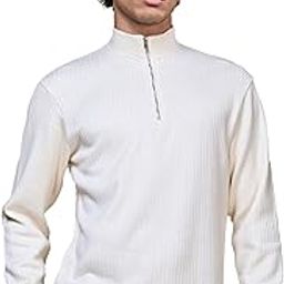 Semi Zipped Full Sleeve Sweatshirts for Mens Zipridge Collections Ziper Tshirt-image-1