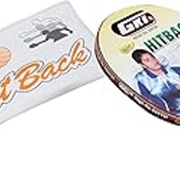 GKI Wood Hitback Table Tennis Racquet, Multicolor-11