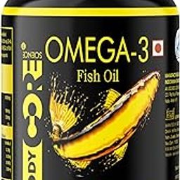 Body Core Science Omega 3 Fish Oil Capsules (100 pcs) For Men and Women,Omega 3 1000mg with 180mg EPA-DHA 120mg, Omega 3 Fish Oil For Healthy Heart, Eyes, Brain & Joints-image-0