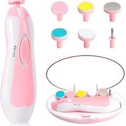 Babby Nail Trimmer, Upgraded Safe Electric Babby Nail Clipper, Babbs Nail File With Led Light For New born Toddler & Kids Toes And Fingernails - Care, Polish & Trim (Multicolour-Pink-Blue), 1 Count-image-101