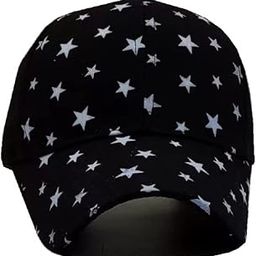 ATABZ Sports Cricket Outdoor hat Star Pattern Head caps for Boys Black-image-90