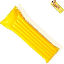 Toy Imagine? 183cm x 69cm Inflatable Swimming Pool Floats for Adult | Tube for Swimming Pool for Kids| Pool Floats for Adults & Kids | Economat Floater for Still Water Matte Finish (Yellow)-image-68