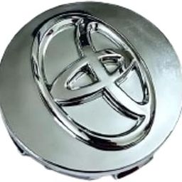 Toyota Innova Chrome Wheel Centre Cap, Logo Emblem Hub Cover Alloy Wheel Cap Wheel Hub Caps Centre Cover Compatible/Replacement for Innova (2 Pieces)-picture-21