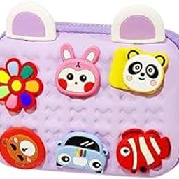 Cartoon Soft Silicone Bag Crossbody Shoulder Bag Purse Waterproof Anti Fall Stationery Storage Bag Handbag Sweet Birthday Gift For Children Students Girls, Multicolor-image-36