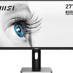 MSI PRO MP273QP 27 Inch WQHD (2560x1440) 75Hz Refresh Rate, IPS Panel with Eye-Friendly Technology, VESA-Mount Supported, Tilt/Swivel/Height/Pivot Adjustable Monitor, Black-22