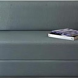 NUVOLE Lightweight Easy 1-Person Sofa Cum Bed Imported Velvet Fabric- Washable Cover- Including Cushion - Size 3' X 6' Ft (Grey Color) Perfect for Home & Office for Guests-image-55