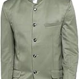 Men's Regular Fit Bandhgala Blazer-picture-45