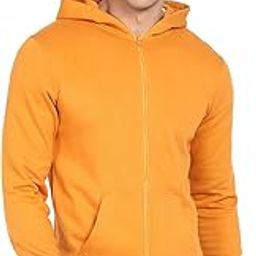 Men's Hoodie with Zip-Closure for Casual Wear | Hooded Neck | Long Sleeve | Zipper Closure | Regular Fit | Cotton Sweatshirt Crafted with Comfort Fit for Everyday Wear-image-89