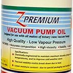 ZPremium Vacuum Pump Oil For Lubrication, Sealing, Heat Dissipation, Contaminant Removal (Universal) - 1 Lit-image-60