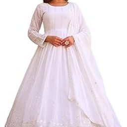 Embroidered Anarkali Dress for Women-picture-24