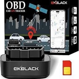 Exblack- OBD GPS Tracker for Car | Wireless, Plug and Play Device, with Crash, Anti-Theft, Towing, and Geofence Alerts, Vehicle Health Check, Odometer Reading, Driver Behaviour 1 Year SIM Data-4