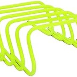 MRT Sports Training Hurdles for Field Speed Coordination! Kids Occupational Therapy .Available in Height 6,9,12,15 Inch Strong PVC Tube Built Agility Hurdles (12 Inches, Pack of 9 Pcs) Yellow-17