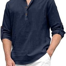 Men's Cotton Polyester Blend Solid Regular Fit Full Sleeve Short Kurta-image-66