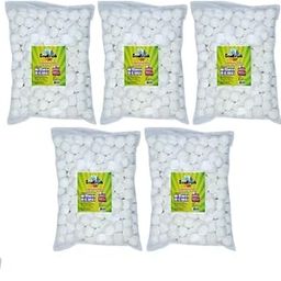 SOULFRESH Naphthalene Balls White Kapoor Goli Stain-Free Insect Repellant Mothballs Sanitary Cubes for Commercial Use Cloth Wardrobe, Almirah, Bookshelves, & Drawers- 1000g Pack of 5 (Total 5Kg)-image-29