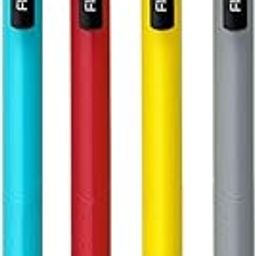 FLAIR Creative Series 2.0mm Tri-o Mechanical Pencil | Retractable Mechanism With Extra Dark 2B Leads | Non-Stop Automatic Writing | Inbuilt Sharpner Included | Pack of 4-12