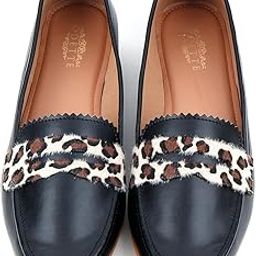 Women Stately Black Leatherette Loafers Simple and Comfortable Footwear for The Size of - 7-image-92