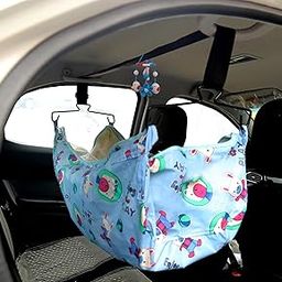 APAV Baby Carr Craadle | Cotton Travel Swing for Babby 0-3 Years | Portable Hanging Cradle for Safe Babby Naps | Car Jhula with Mosquito Net | for Road Trips & Car Naps | Babby Sleep Swing-21