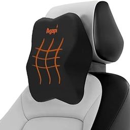 Agapi Elite Pro Car Neck Rest Pillow — Memory Foam Cushion for Neck & Shoulder Support | Orthopedic Design for Long Drives & Daily Commute with Washable Cover (Black)-image-39