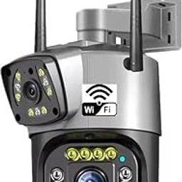 MANIA ELECTRO CCTV Camera, Smart Full HD WiFi Dual Night Vision, PAN-TILT, Motion Tracking, IP66, 2-Way Security Camera (128 GB, 2 Channel)-16