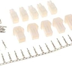 MERISHOPP 10 Kits Car Male Female 4 Pole Pin 4.5mm Locking Connectors Plug & Socket-29