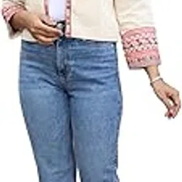 prijam Women's Embroiderd Ethnic Shrug or Jacket and Special Embroidered Cotton Koti/Jacket/Waist Coat for Women-picture-37