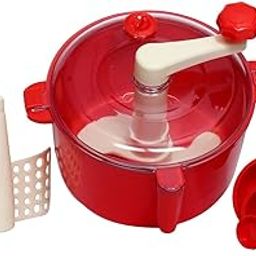 Manual Automatic Atta Roti Dough chakki clearline Maker Measuring Cups Set Bread Mixer for Home Kitchen, Color May Vary-37