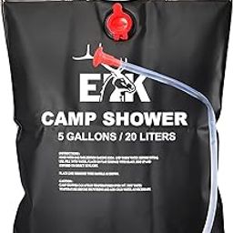 ELK Solar Heated Portable Shower Bag with Removable Hose - Ideal for Camping, Hiking, and Travel - 5 Gallon Capacity for Multiple Showers-image-16