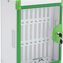 Cell Phone Locker, 24/36 Slots Cell Phone Storage Cabinet, Aluminum Alloy Pocket Chart Locker Box for Cell Phones, Wall Mounted Phone Locker for Classroom Office Exam (24 Slots)-image-90