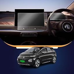 SCREEN GUARD COMBO For MG WINDSOR EV 2024 || EXCLUSIVE & ESSENCE || 15.6 INCH INFOTAINMENT + 8.8 INCH LCD INSTRUMENT CLUSTER PROTECTOR || Car 9H Accessories 2024 [Not Tempered Glass]-8