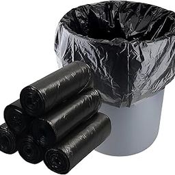 Netfly Garbage Bag | Dustbin Bags | Trash bags | Black Color | 30 BAGS PER ROLL | (PACK OF 3 ROLLS, 17 X 19 INCHES) (TOTAL 30 X 3 = 90 BAGS)-32