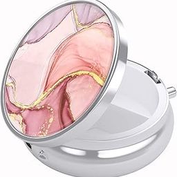 Nipichsha Pill Box, Small Pill Case for Purse & Pocket, Cute Medicine Organizer Travel Pillbox, Portable Pill Container Holder to Hold Vitamins, Medication, Fish Oil and Supplements, Pink Marble-15