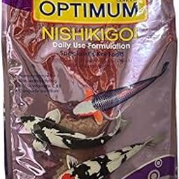 Optimum Nishikigoi Koi Fish Food (Original Imported, from Tunai Store)-3KG, Large Pellets.-image-45