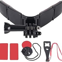 Yantralay Full Face Motocross Helmet Chin Strap Mount Kit - Compatible with Hero 13/12/11/10/9/8/7, SJCAM, Insta 360°, OsmoAction 3 & 4 - Adjustable Angle, Easy Installation-24