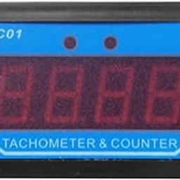 HUIOP YH-TC01 Digital Tachometer High-Accurancy LED Digital Display Motor Speed Meter with Hall Sensor Motor Speed Detector, Black-16