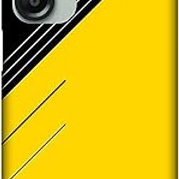 NDCOM for Samsung A56 5G Back Cover | Premium A56 5G Samsung Cover for Ultimate Protection | Galaxy A56 Back Cover |Black Yellow Designer Printed Hard Case-image-61