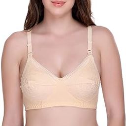 Women's Non Padded Wire Free Casual Nursing Bra-image-28