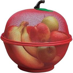 Fruit&Vegetable Basket with Net Cover Apple Shape Fruits Vegetables Basket for Kitchen Large Protective Counter Top Produce Cover-29
