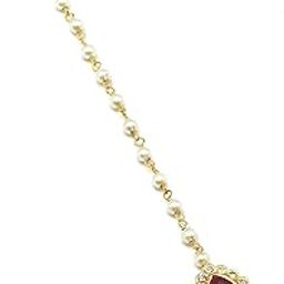 Gold Plated Small Size Maangtikka for Girls-image-92