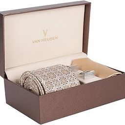 Men Beige Party Tie and Pocket Square-image-46