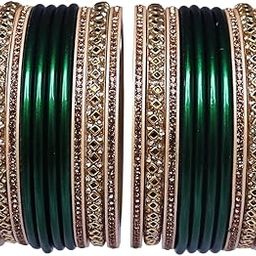 Lac Bangles Set for Woman Traditional Lakh Chura Set of 10-18