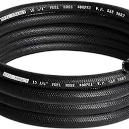 EVIL ENERGY 1/4 Inch ID NBR Fuel Line Hose 10 Feet Black-10