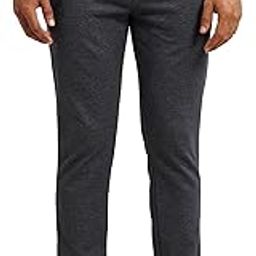 IM06 Men's Super Combed Cotton Rich Elastane Stretch Slim Fit Solid All Day Pants with Pockets-image-46