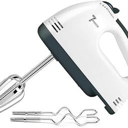 260W Hand Blender Mixer Electric Egg Beater For Cake Making and Beater For Whipping Cream Beater For Mix Cream Beater For Kitchen With 7 Speed with spatula and oil brush-26