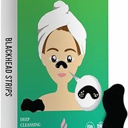 Blackhead Pore Strips (PACK OF 10) Nose Strips for Black Head Remover,Deep Cleansing Charcoal Strips with Instant Blackhead Removal,Natural Charcoal Pore Cleaner & Minimizer(PACK OF 10)-19