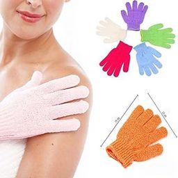 Pindia Set Of 2 Pair Bath Gloves Spa Massage Body Scrubber Cleaner-24