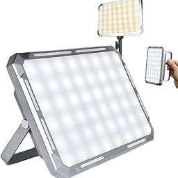 V VILISUN Multifunctional Camping Work Lights, Lamp with Lanterns, Camping Lights 4000mAh, 6 Light Modes, IP44 Waterproof,Rechargeable Flashlights for Outdoor, Emergency, Hiking-image-42