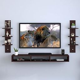 Craxy Wooden TV Entertainment Unit/TV Cabinet Living Room (Wenge) (D.I.Y), 12 Cm, 81 Cm-14