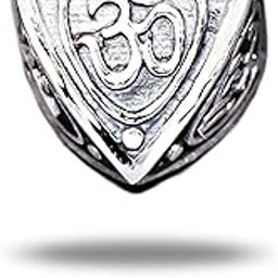 Jewellery 925 Sterling Silver Shiva Shakti Pyramid Silver Pendant Locket for Necklace and Chains For Men and Women-image-1