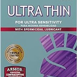 Trojan Condom Sensitivity Ultra Thin Spermicidal, 12 Count-30